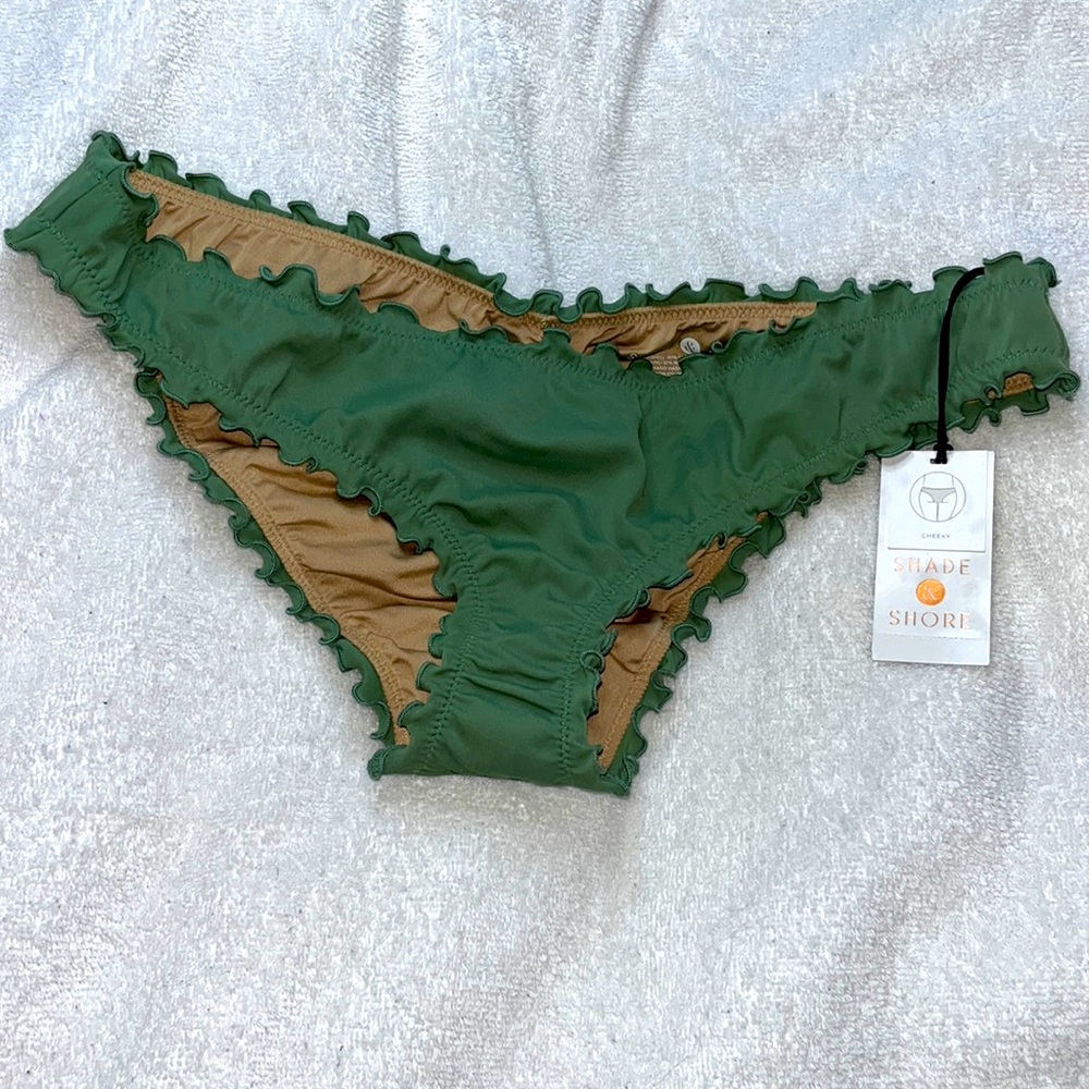 Shade & Shore bikini bottoms cheeky M NWT